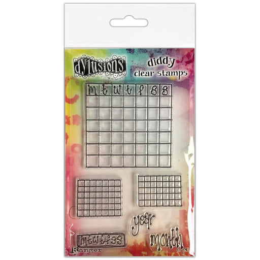 Dylusions Diddy Clear Stamps Check It Out DYB80008