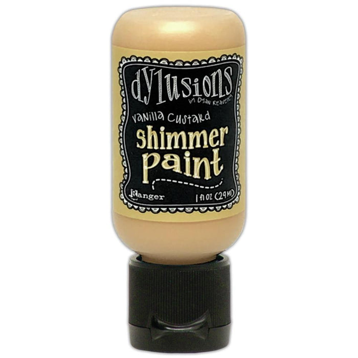 Dylusions Shimmer Acrylic Paint 1oz (29ml) Vanilla Custard