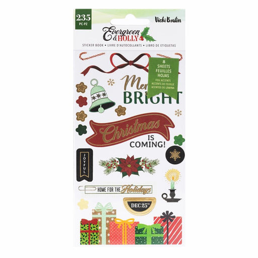 Vicki Boutin Sticker Book Evergreen and Holly