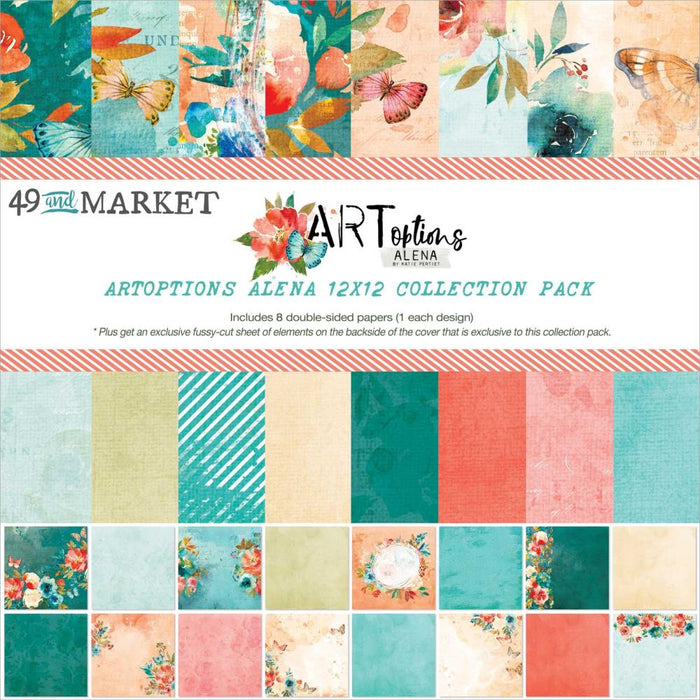 49 AND MARKET ARTOPTIONS COLLECTION PACK 12"X12" ALENA