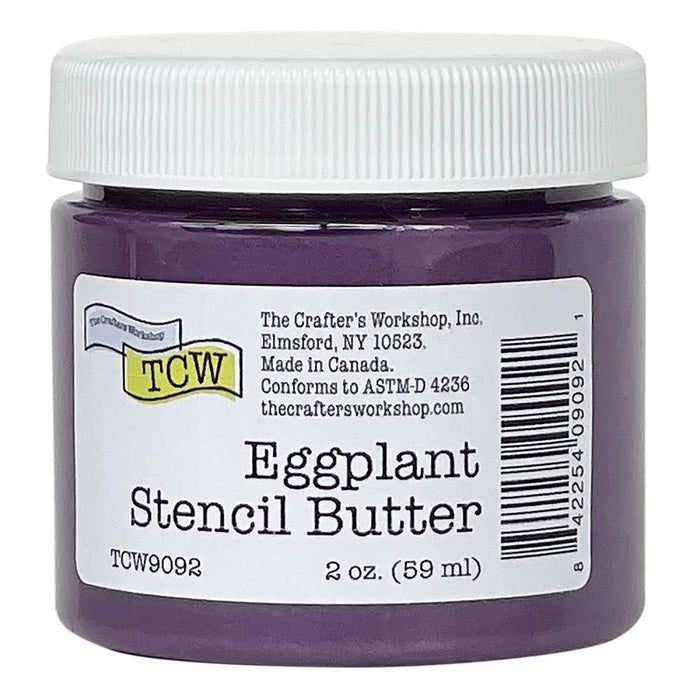 The Crafters Workshop Stencil Butter Eggplant