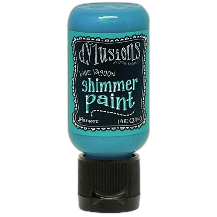 Dylusions Shimmer Acrylic Paint 1oz (29ml) Blue Lagoon