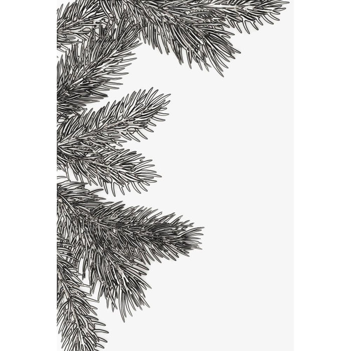 Sizzix 3D Texture Fades Embossing Folder Tim Holtz Pine Branches