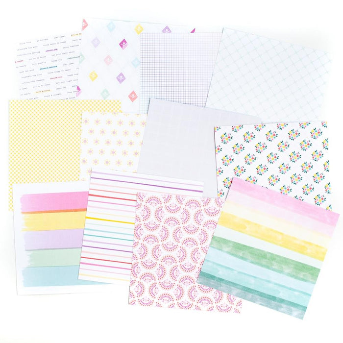 Pinkfresh Double Sided Paper Pad Delightful 6x6inch.
