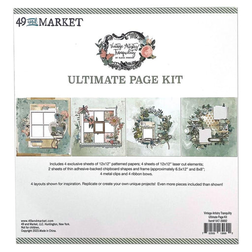49 and Market Ulimate Page Kit 12"x12" Tranquility