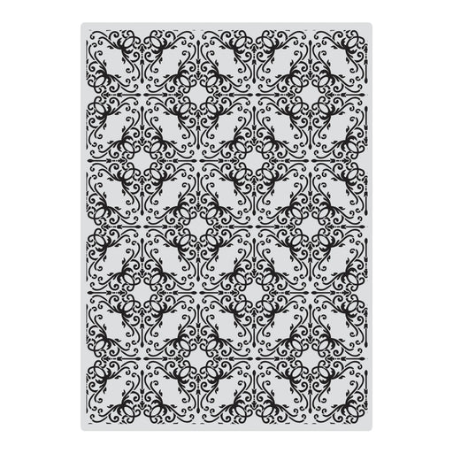 Couture Creations Acrylic Background Stamps Interlocking Pattern