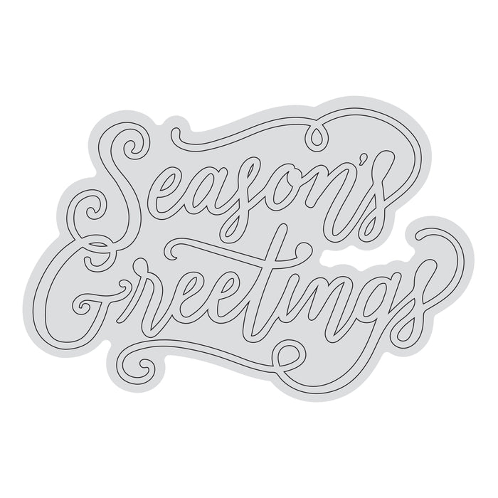 Couture Creations Stamp and Colour Selection. Seasons Greetings CO728530
