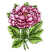 Couture Creations Stamp and Colour Stamp Peony CO728574
