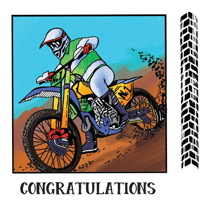 Couture Creations Stamp and Colour Stamp Framed Dirtbike CO728711