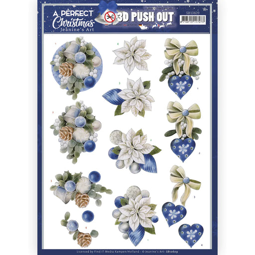 3-D Decoupage Sheets Christmas. SB10609