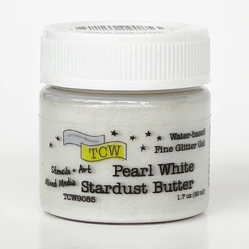 The Crafters Workshop Stardust Stencil Butter Pearl White