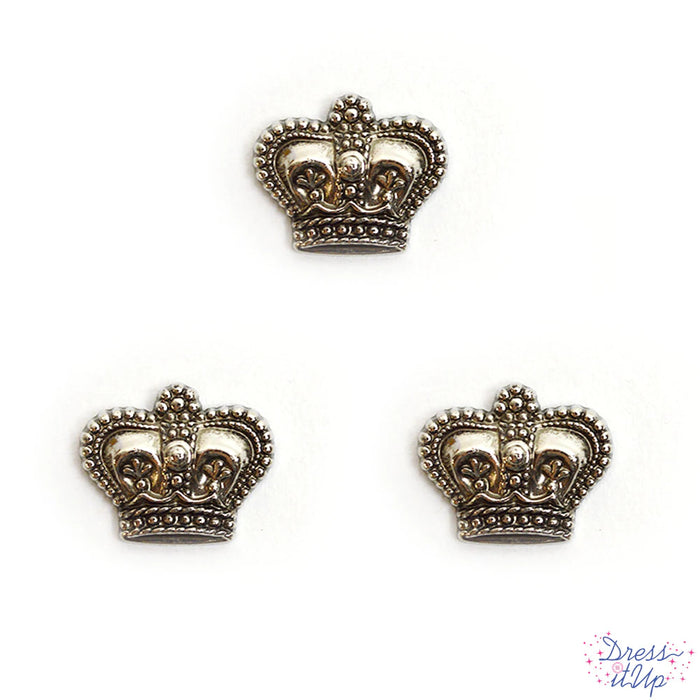 DRESS IT UP BUTTONS CROWN 6PIECES