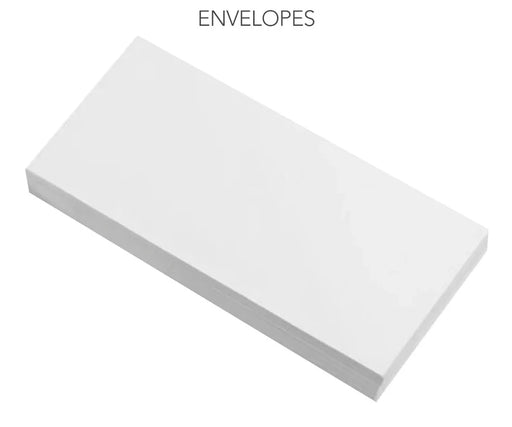 Couture Creations Envelope Tall (DLE) 50 pieces White. 
