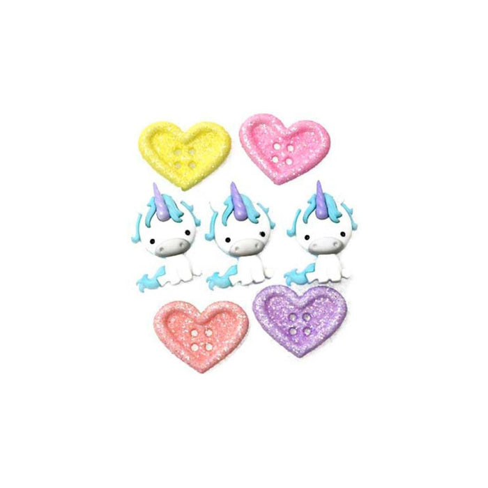 dress-it-up-buttons-unicorn-love