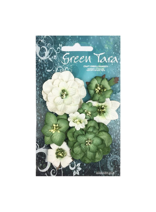 Green Tara Fantasy Blooms Green