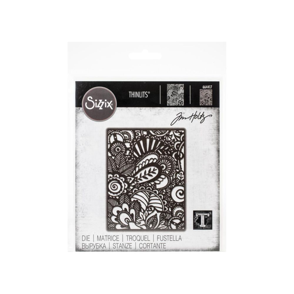 SIZZIX THINLITS DIES TIM HOLTZ DOODLE ART — Jackies Craft Store NZ