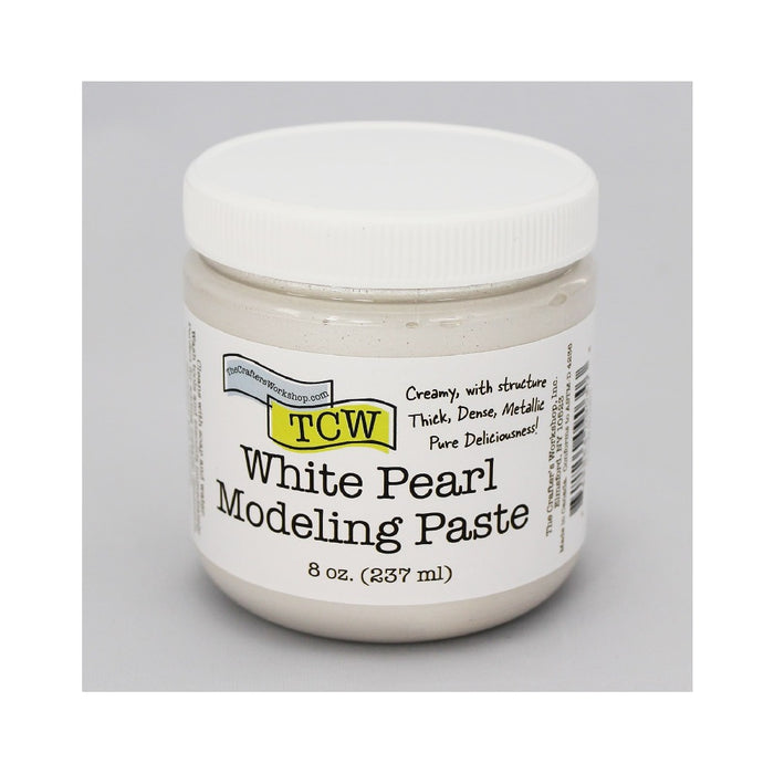 THE CRAFTERS WORKSHOP MODELING PASTE WHITE PEARL