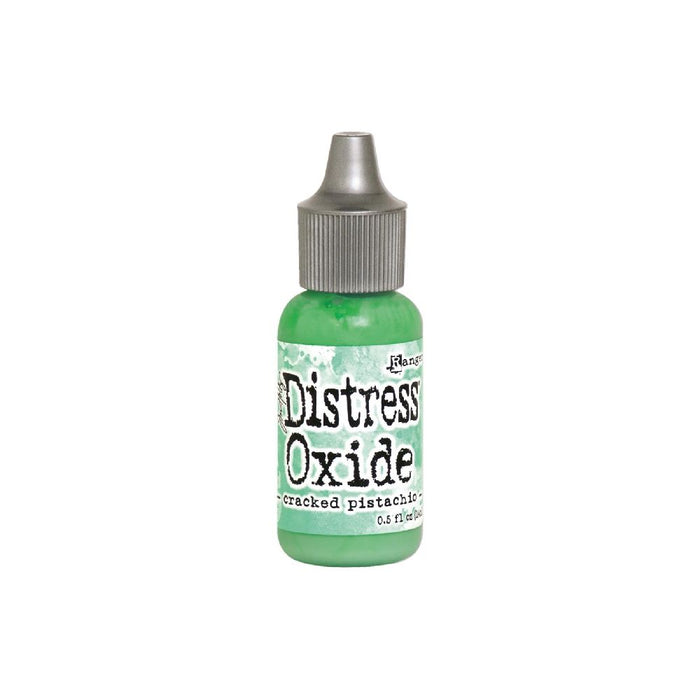 Tim Holtz Distress Oxide Pad Reinker Cracked Pistachio. Bring new life to your Distress Oxide Ink Pads with these re-inkers