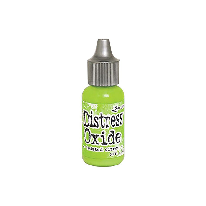 Tim Holtz Distress Oxide Pad Reinker Twisted Citron. Bring new life to your Distress Oxide Ink Pads with these re-inkers